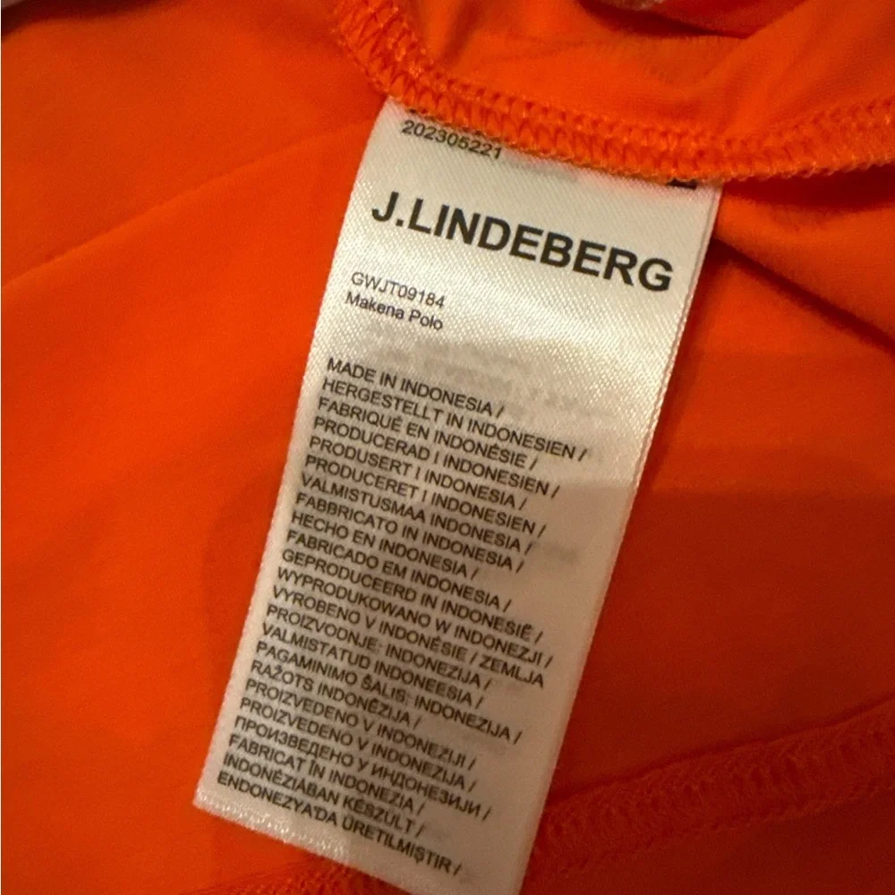 J.Lindeberg Fitted Polo Golf/Tennis Shirt NWT❤️😳 - Picture 6 of 7